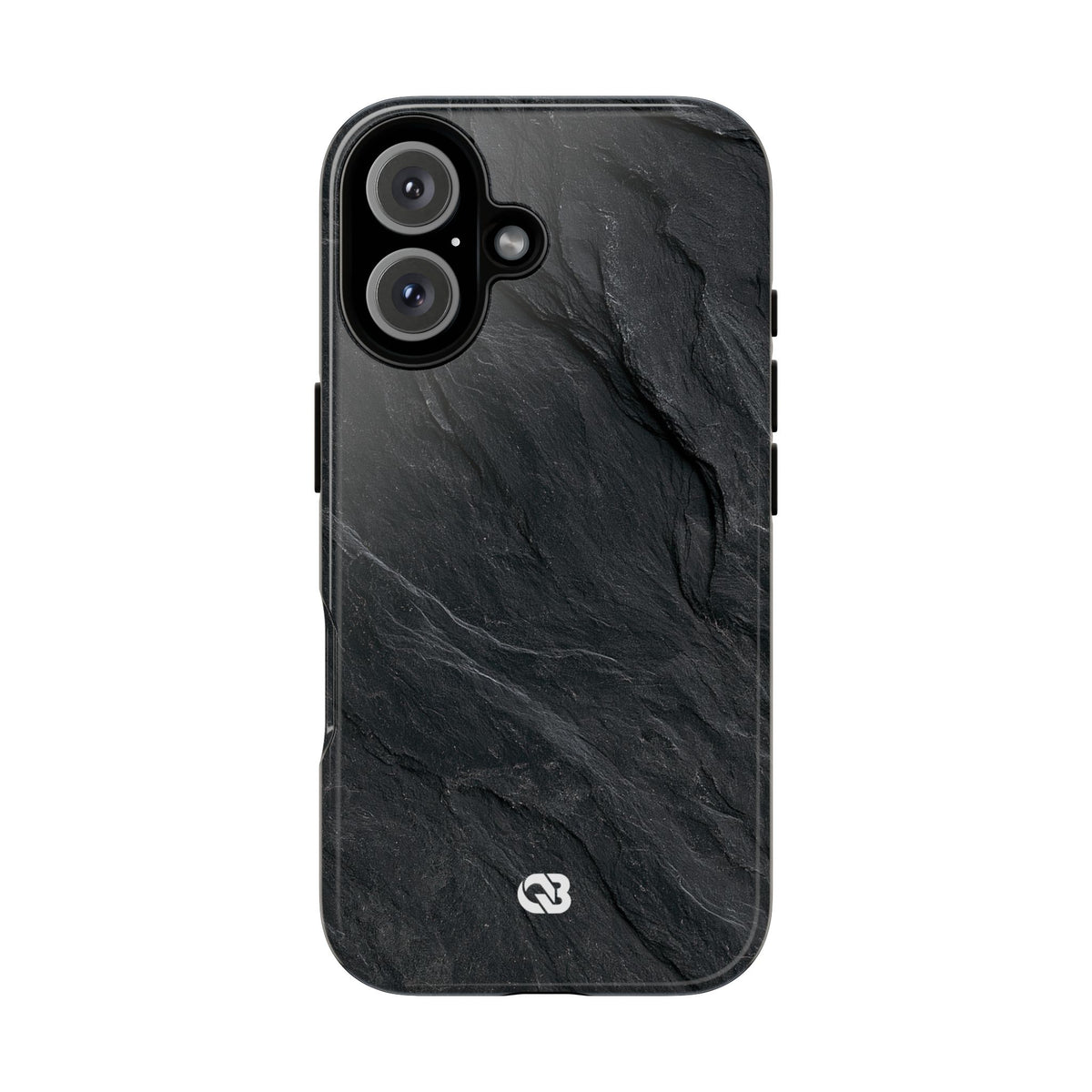 Dark Slate Strata · Tough Phone Case for iPhone · Black