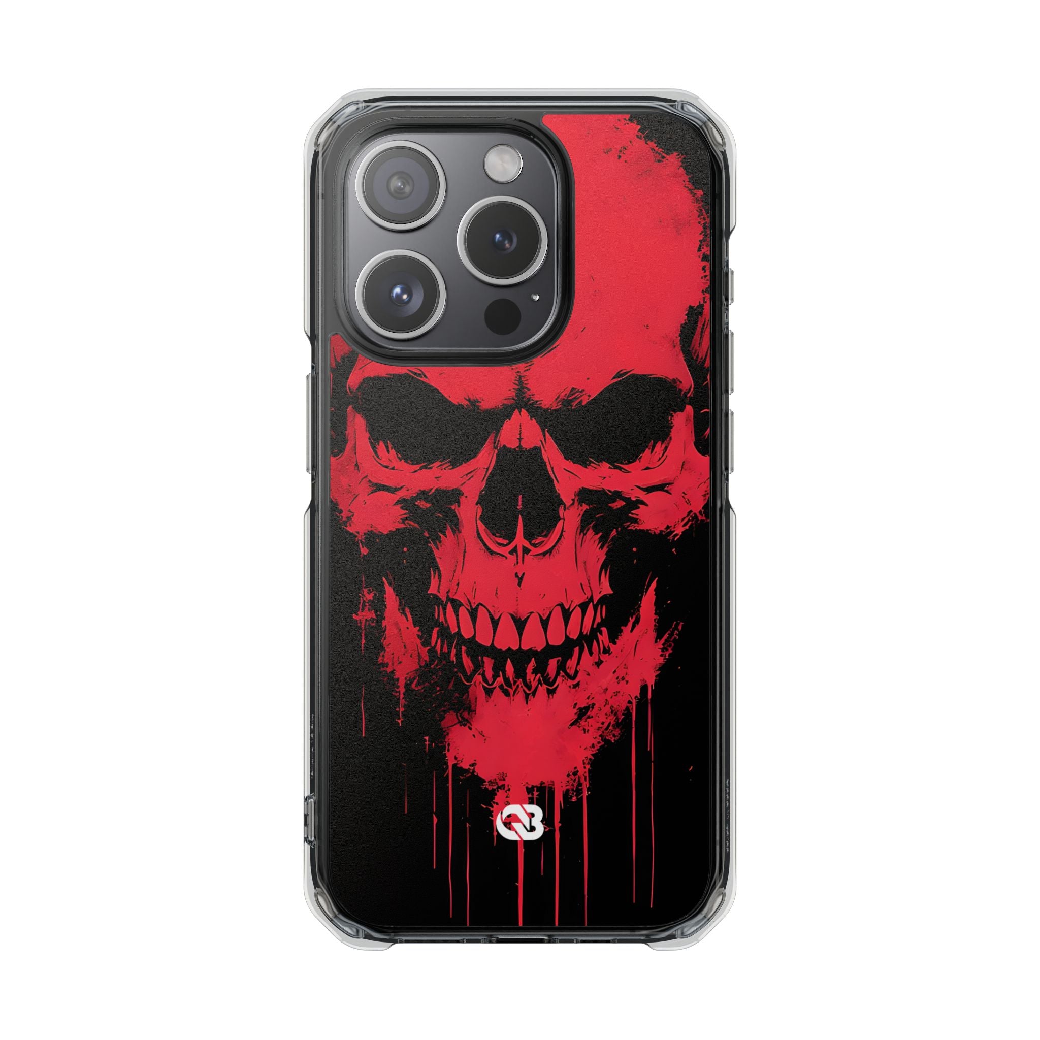 Crimson Street Skull · Impact Phone Case for iPhone · Magsafe
