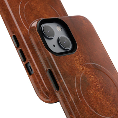 Orange Tough 2.0 Magsafe Phone Case for iPhone - Oxidized Iron Crust