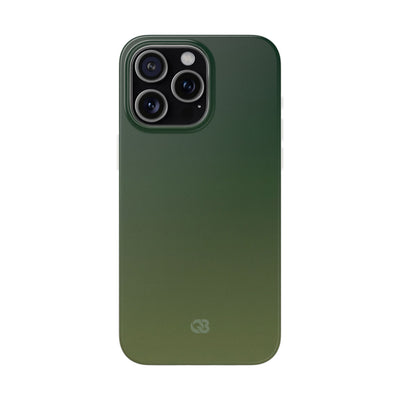 Green Lite Phone Case for iPhone - Shadow Moss Grain