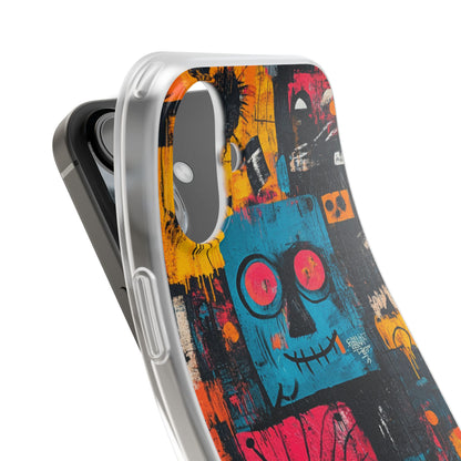 Blue Stitch Smile iPhone 16 Plus Case - Soft