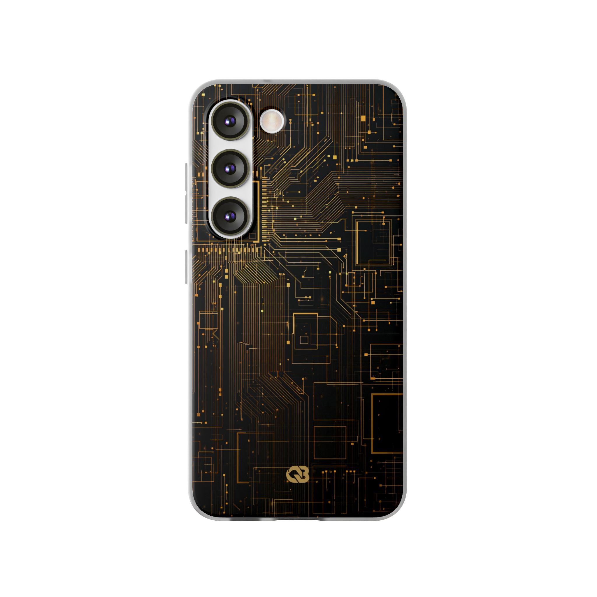 Gold Lite Phone Case for Samsung - Amber Core Mainframe