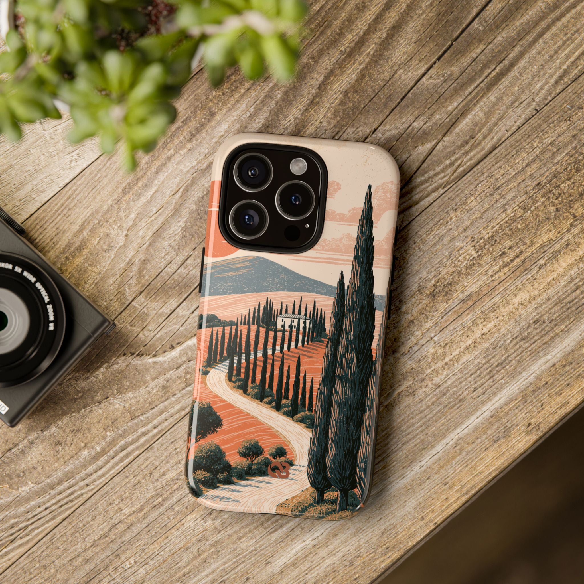 Orange Tough Phone Case for iPhone - Terracotta Ridge Trail