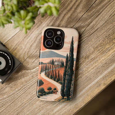 Orange Tough Phone Case for iPhone - Terracotta Ridge Trail