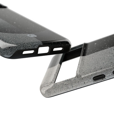 Black Tough Phone Case for Google Pixel - Lunar Static Orbit