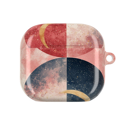 Golden Crescents Crimson - AirPods Case