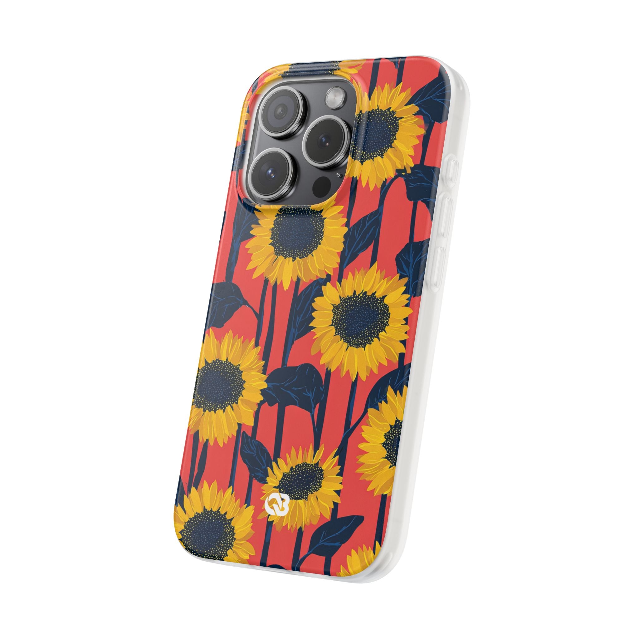 Solar Navy Bloom · Soft Handyhülle für iPhone