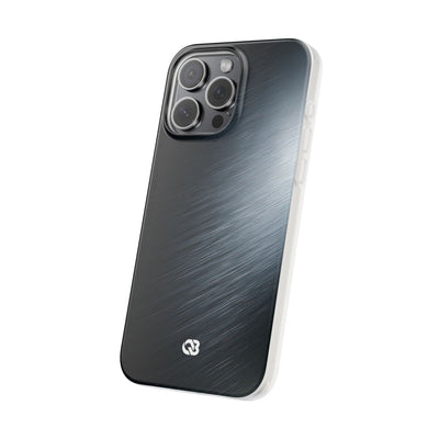 Brushed Obsidian Steel · Lite Phone Case for iPhone ·  Grey