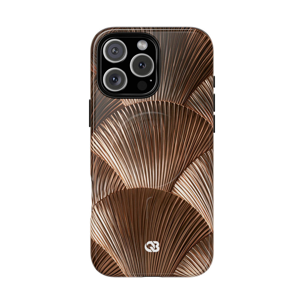 Rose Gilded Fan · Tough 2.0 Magnetic Phone Case for iPhone · Gold