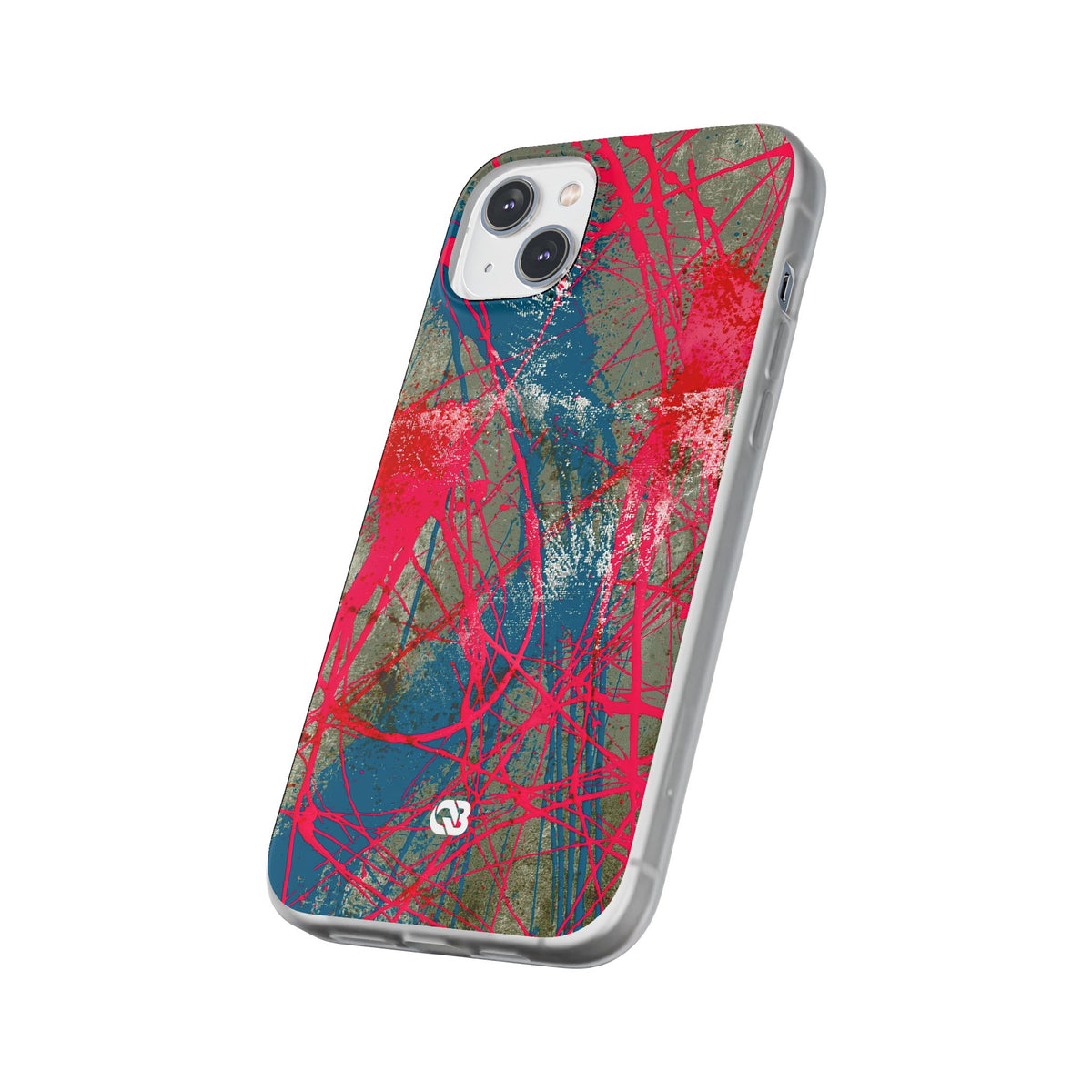 Neon Static Drip · Lite Phone Case for iPhone ·  Pink