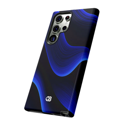Blue Tough Phone Case for Samsung - Electric Cobalt Flow