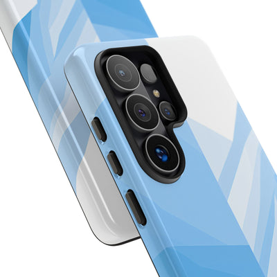 Blue Tough Phone Case for Samsung - Arctic Glacial Ridge