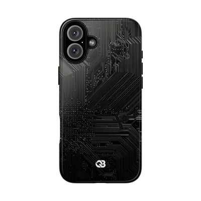 Obsidian Circuitry · Tough Phone Case for iPhone · Black