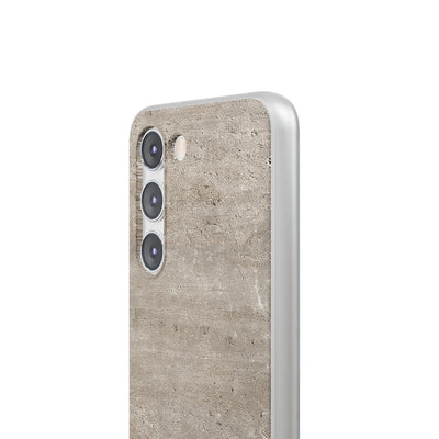 Grey Lite Phone Case for Samsung - Brutalist Stone Grit
