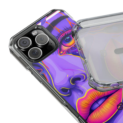 Violet Cosmic Gaze · Impact Custodia per iPhone · Magsafe