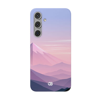 Purple Lite Phone Case for Samsung - Lavender Alpine Dawn