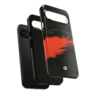Crimson Raptor Noir · Tough Phone Case for Pixel ·  Black
