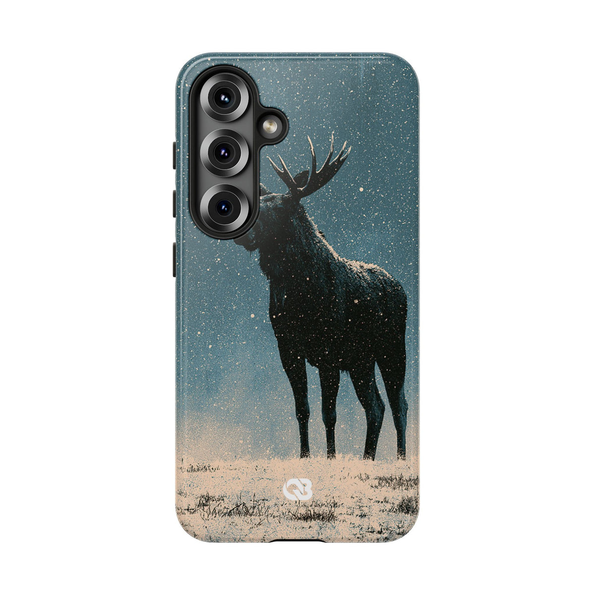 Nordic Boreal Moose · Tough Phone Case for Samsung · Blue