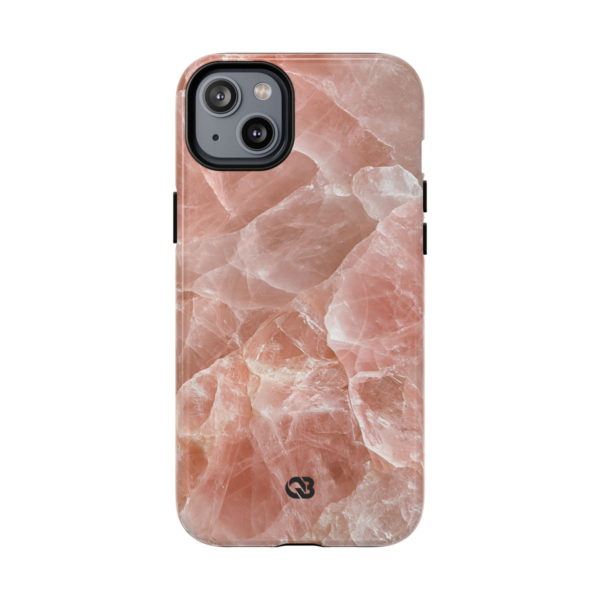 Rose Quartz Facet · Tough 2.0 Magnetic Phone Case for iPhone · Pink