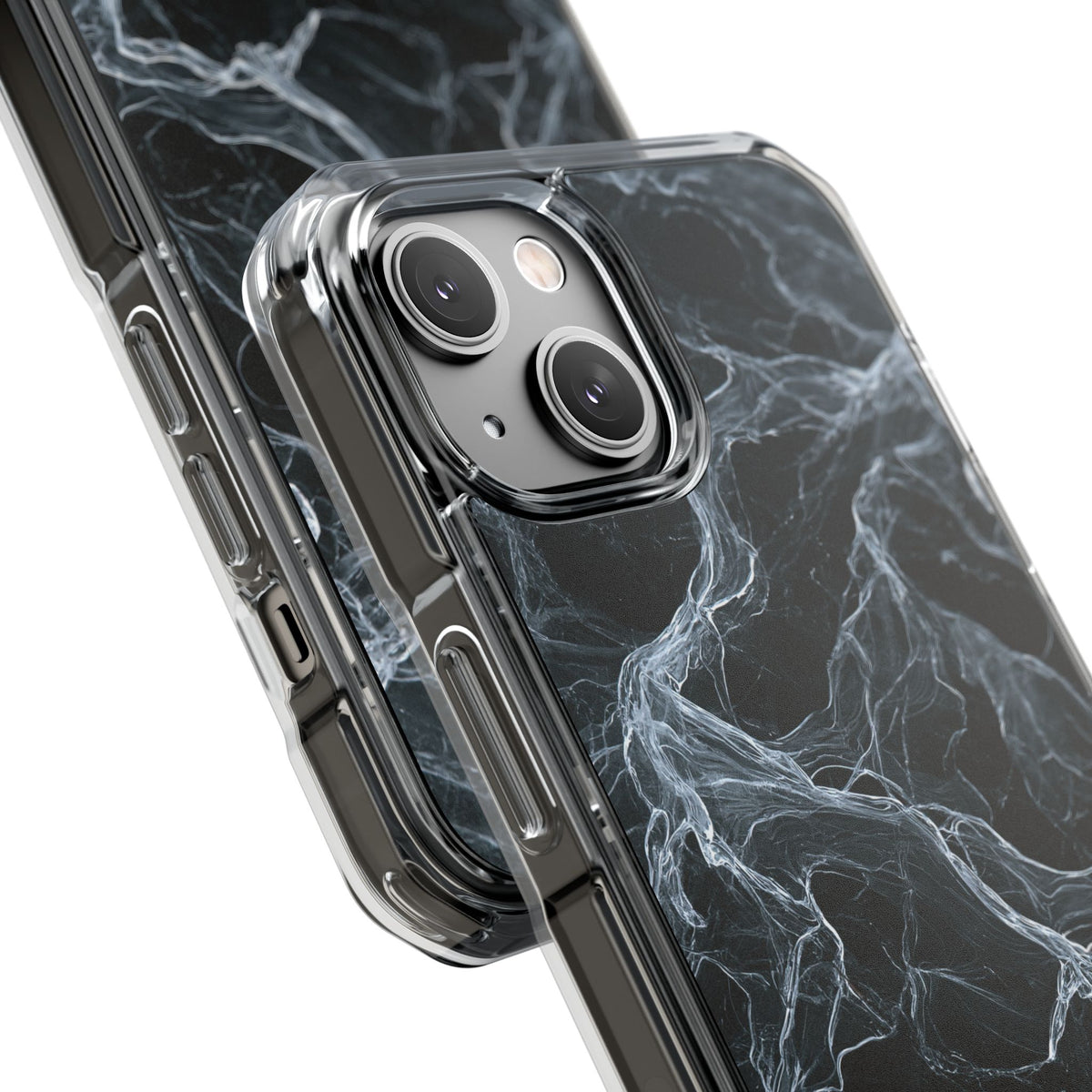 Arctic Gossamer · Clear Impact Magnetic Phone Case for iPhone · Black