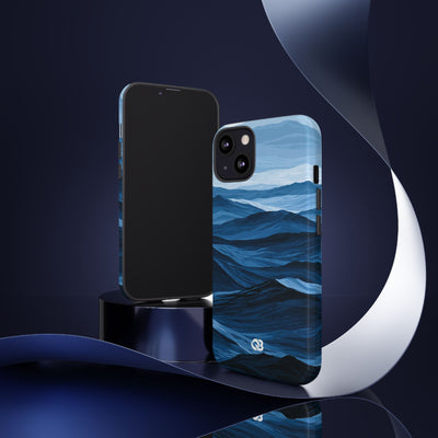 Cerulean Ridges · Tough Phone Case for iPhone · Blue