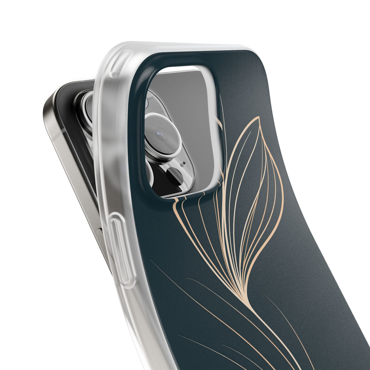 Botanical Contour · Lite Phone Case for iPhone ·  Teal