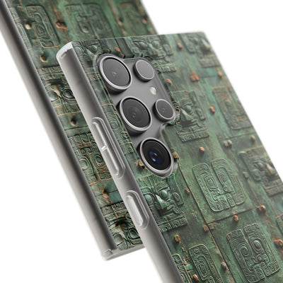 Dynastic Bronze Relief · Lite Phone Case for Samsung · Green