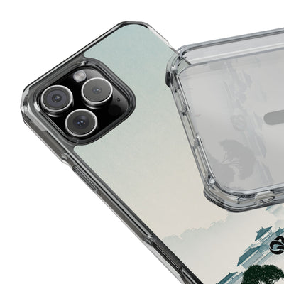 Blue Impact MagSafe Phone Case for iPhone - Mist Valley Pagoda