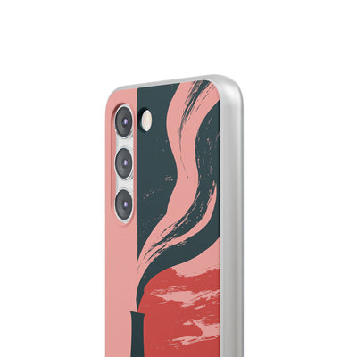 Pink Lite Phone Case for Samsung - Cinder Rose Plume