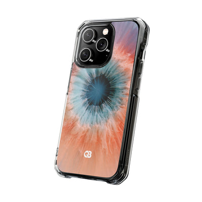 Radiant Aura Core · Clear Impact Magnetic Phone Case for iPhone · Orange