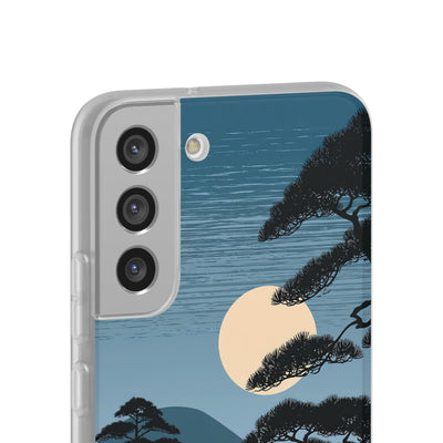 Blue Lite Phone Case for Samsung - Midnight Kyoto Pine