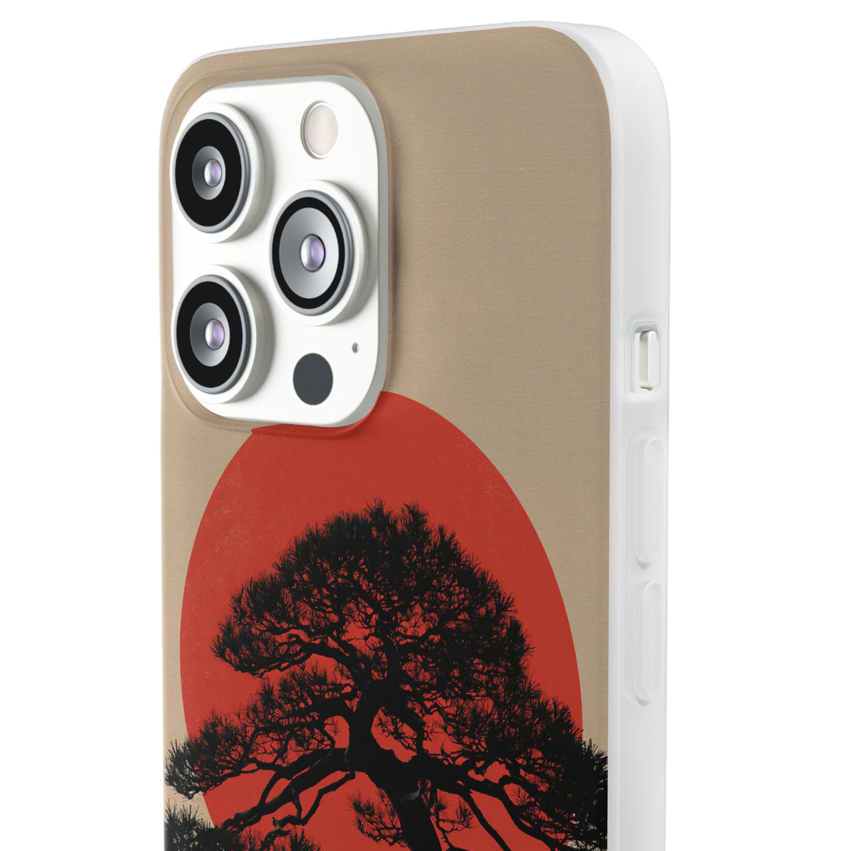 Crimson Pine Solitude · Lite Phone Case for iPhone ·  Beige