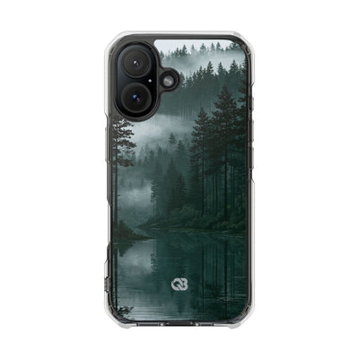 Green Impact MagSafe Phone Case for iPhone - Misty Evergreen Mirror