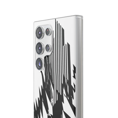 White Lite Phone Case for Samsung - Shattered Vector Spire