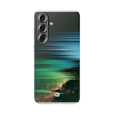 Digital Shoreline Drift · Lite Phone Case for Samsung · Teal