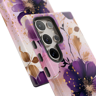 Gilded Violet Bloom · Tough Phone Case for Samsung