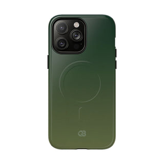 Green Tough 2.0 Magnetic Phone Case for iPhone - Shadow Moss Grain