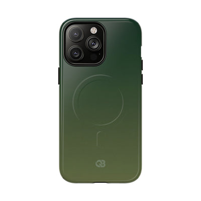 Green Tough 2.0 Magsafe Phone Case for iPhone - Shadow Moss Grain