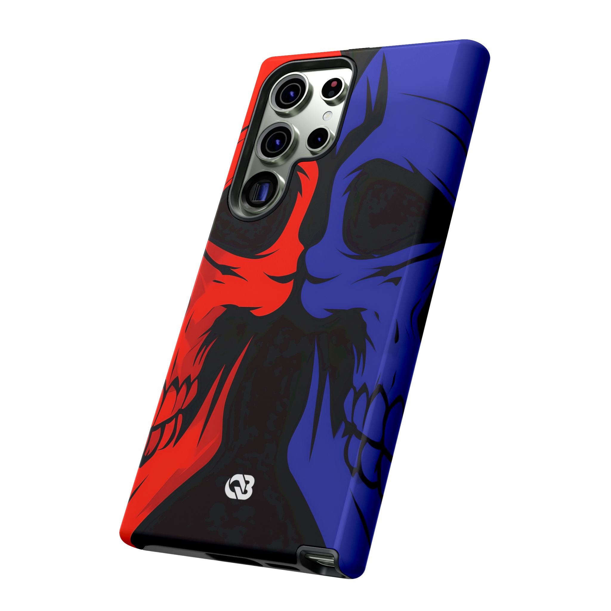Crimson Cobalt Skulls · Tough Coque de téléphone pour Samsung