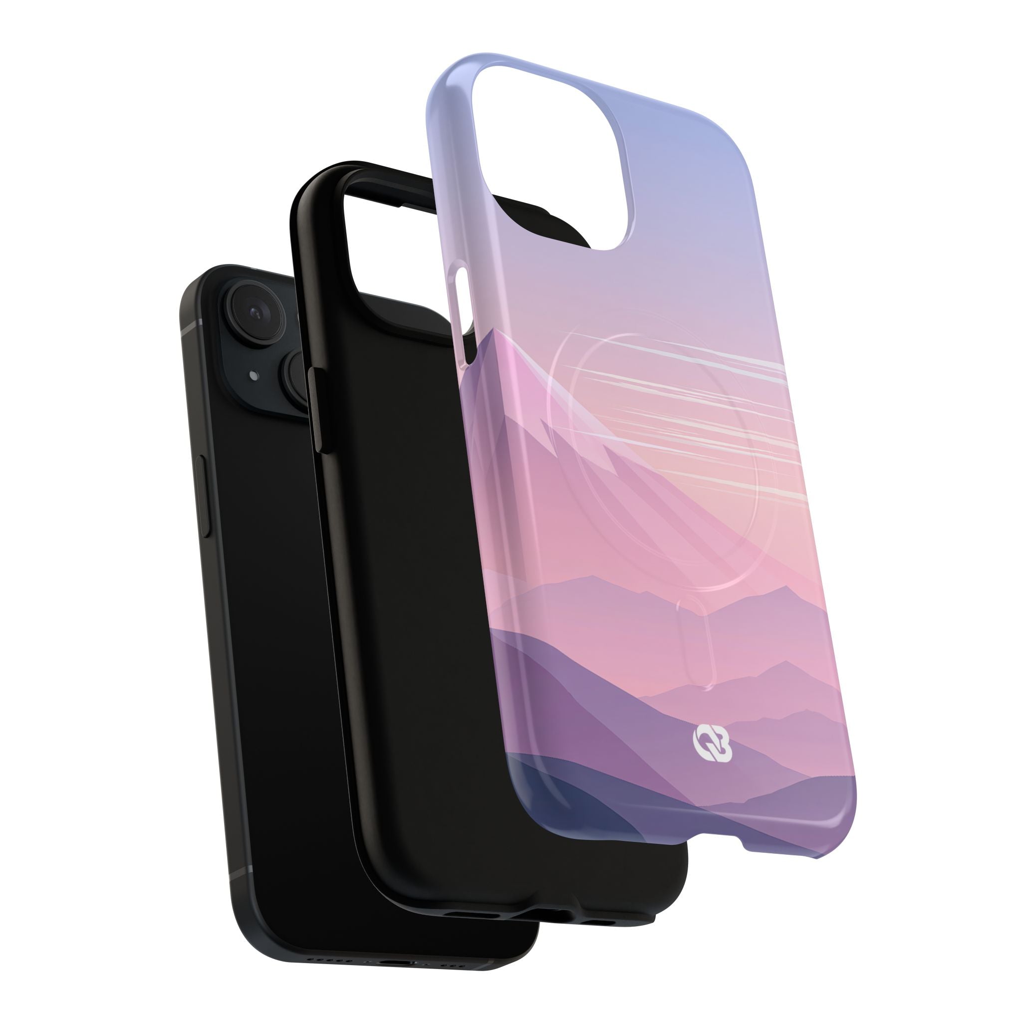 Purple Tough 2.0 Magsafe Phone Case for iPhone - Lavender Alpine Dawn