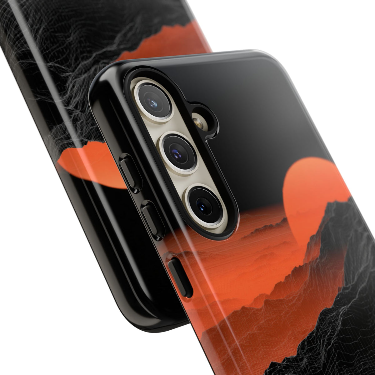 Solar Ridge Mesh · Tough Phone Case for Samsung · Black