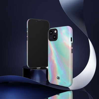 Prismatic Liquid Light · Tough Phone Case for iPhone · Teal