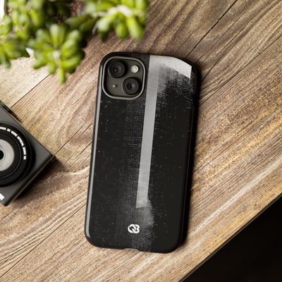 Black Tough Phone Case for iPhone - Vector Core Monolith