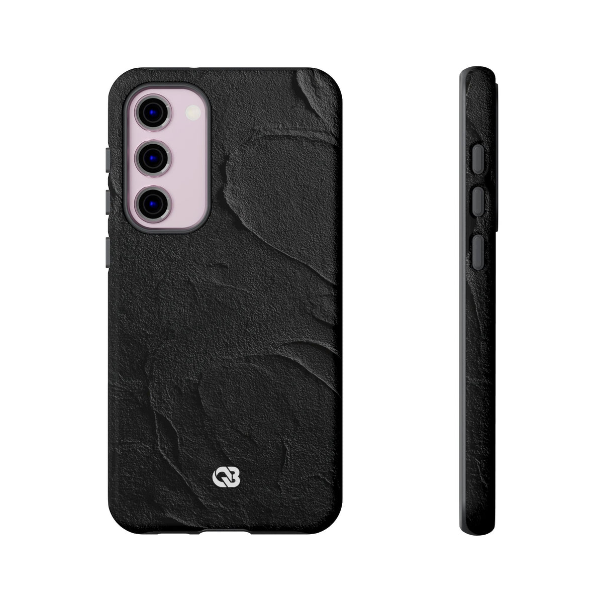 Obsidian Stucco Relief · Tough Phone Case for Samsung · Black