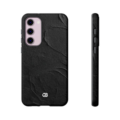 Obsidian Stucco Relief · Tough Phone Case for Samsung · Black
