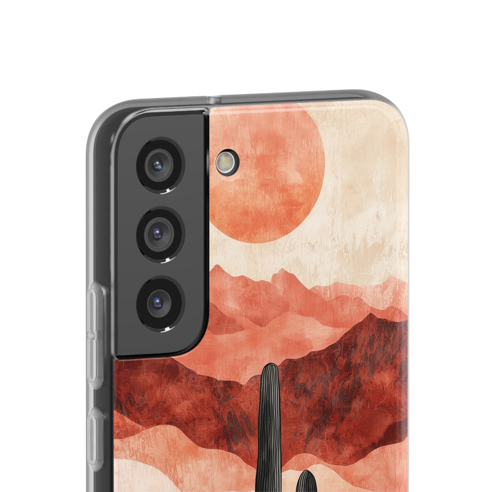 Terracotta Desert Sun · Soft Phone Case for Samsung