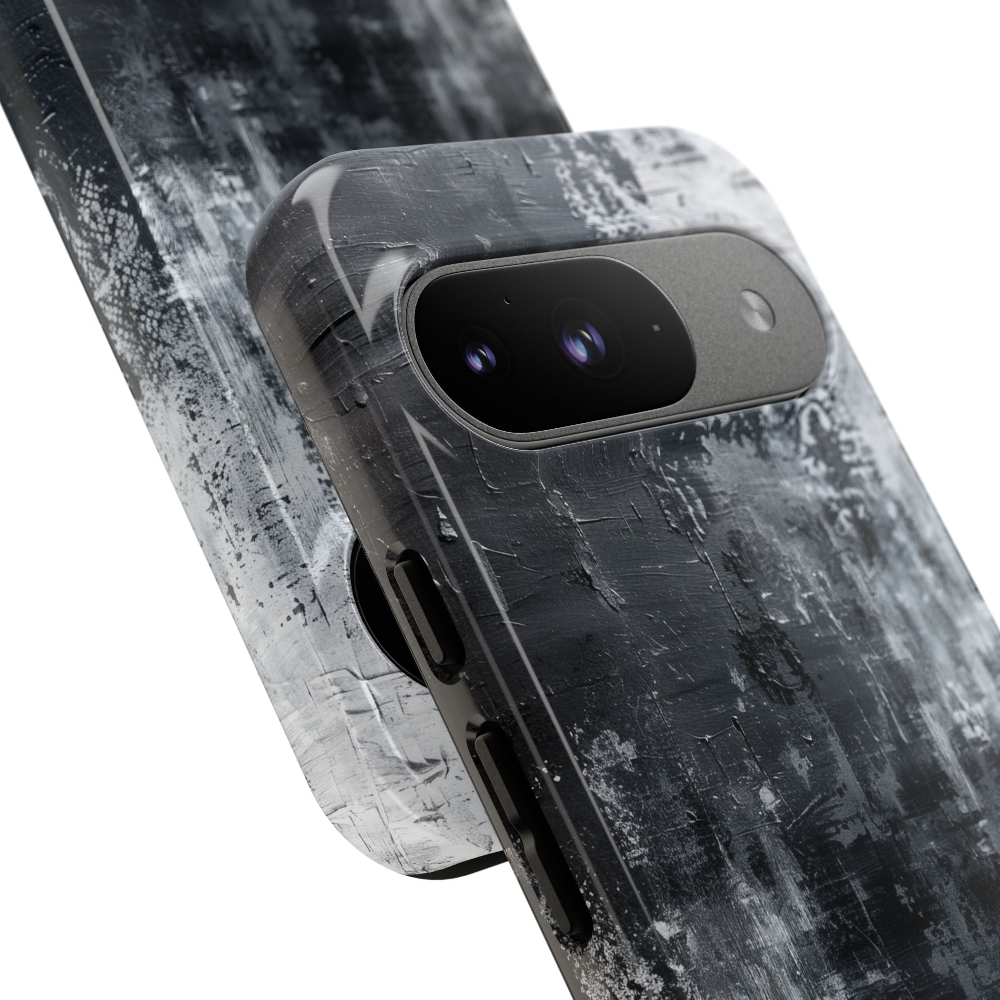 Textured Blackscape Google Pixel 9 Case - Tough