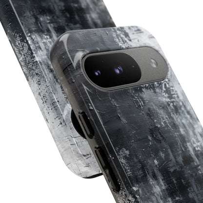 Textured Blackscape Google Pixel 9 Case - Tough