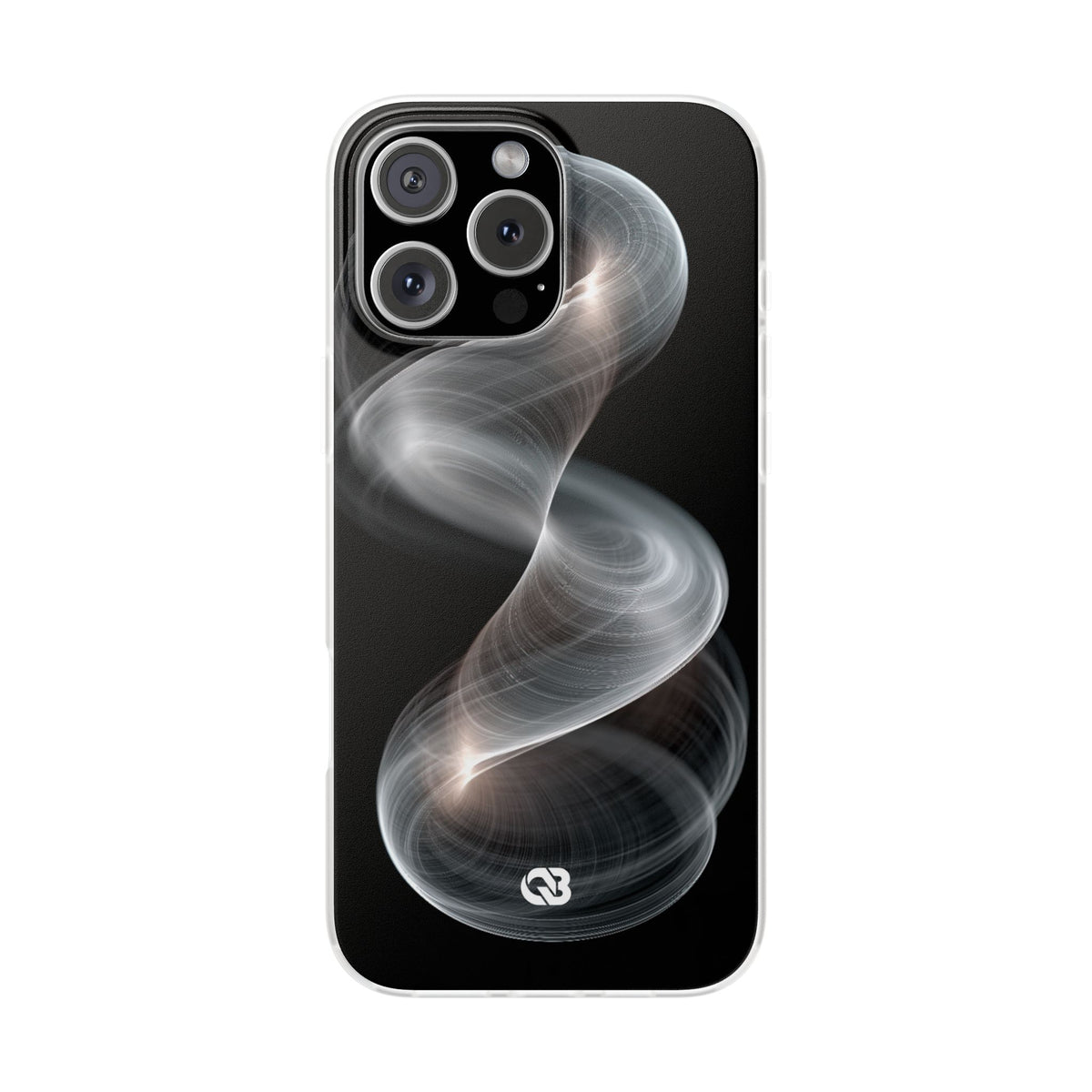 Luminous Vortex · Lite Phone Case for iPhone ·  Black