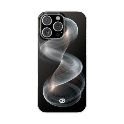 Luminous Vortex · Lite Phone Case for iPhone ·  Black